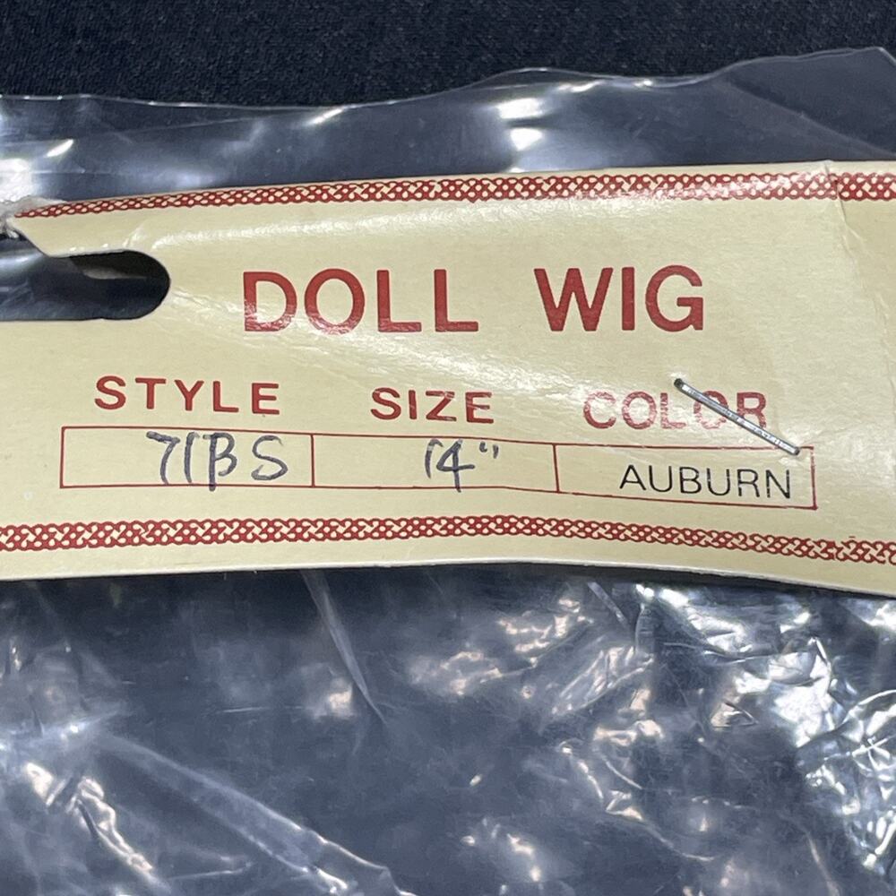 Vtg Tallinas Acrylic Doll Wigs Lot of 10 Various Sizes/Colors Styles 93-802-71BS - Picture 4 of 12